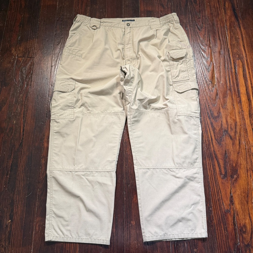 5.11 Tactical Taclite Pro Pants 42x30 Khaki Regular Fit‎ Ripstop Cargo 74273